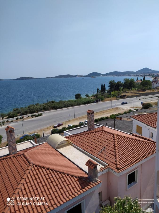Port View House-Comfy Family Apartment-Panoramic View Néa Péramos Exterior foto